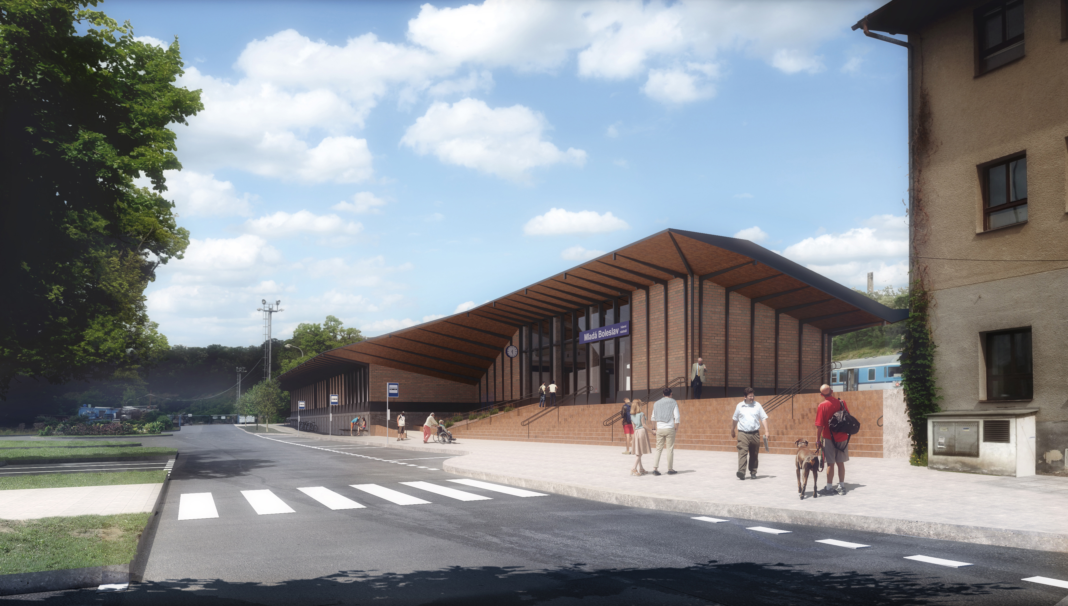 AVÍZO SŽ 18. 3., Prohlídka stavby nové budovy na hlavním nádraží v Mladé Boleslavi