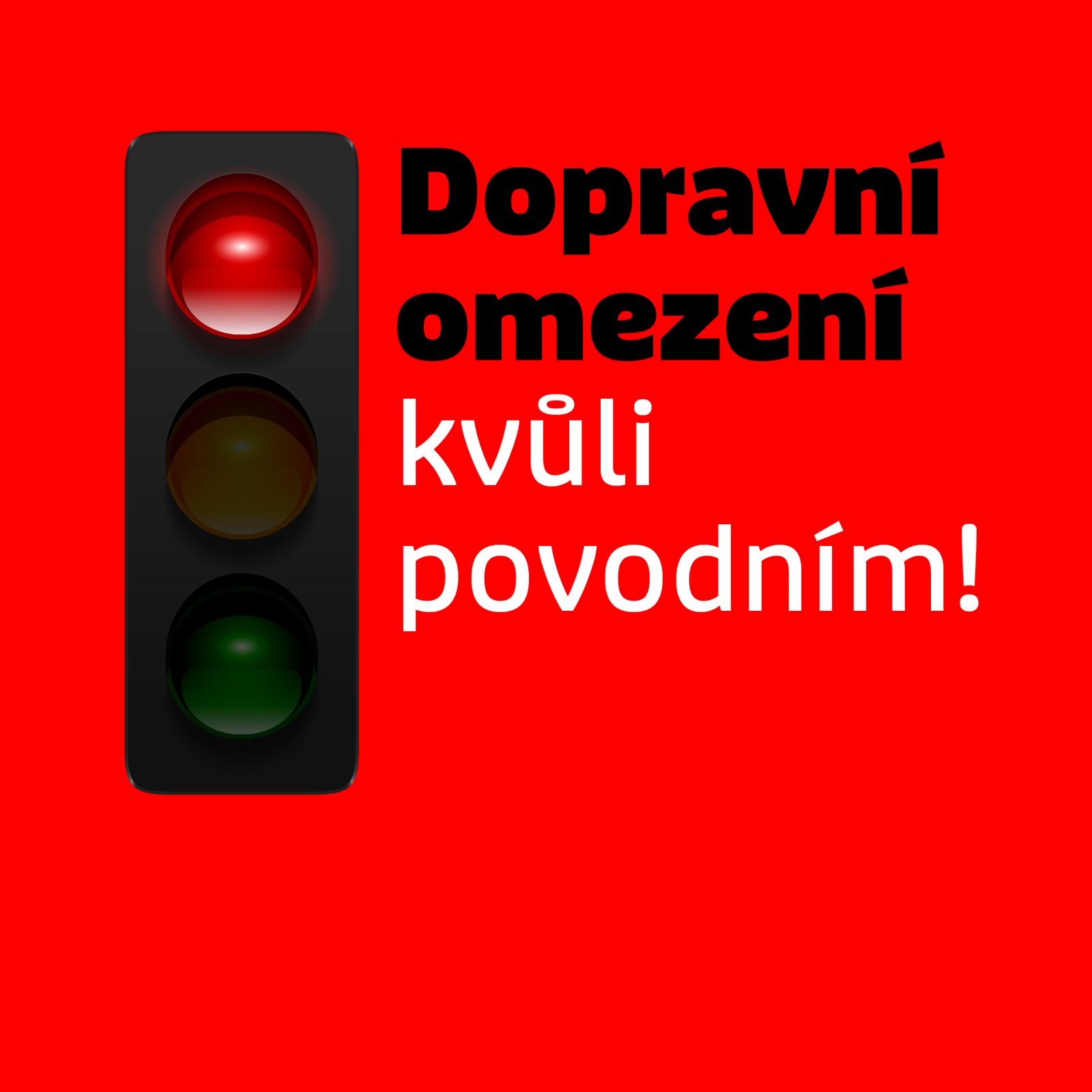 AVÍZO, dnes v 17:00: Tiskový brífink k aktuálním omezením v dopravě
