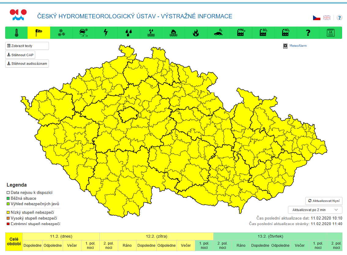 Česko řeší následky silného větru