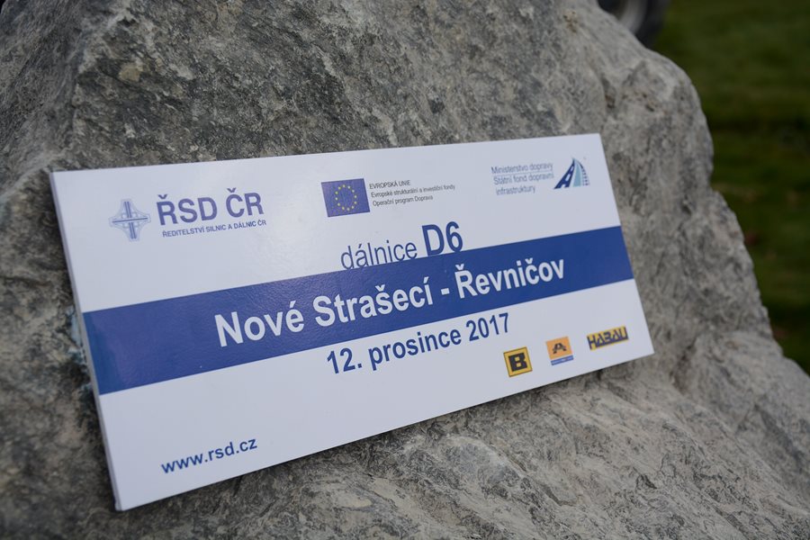 Work started on 10 km of the D6 motorway by Řevničov