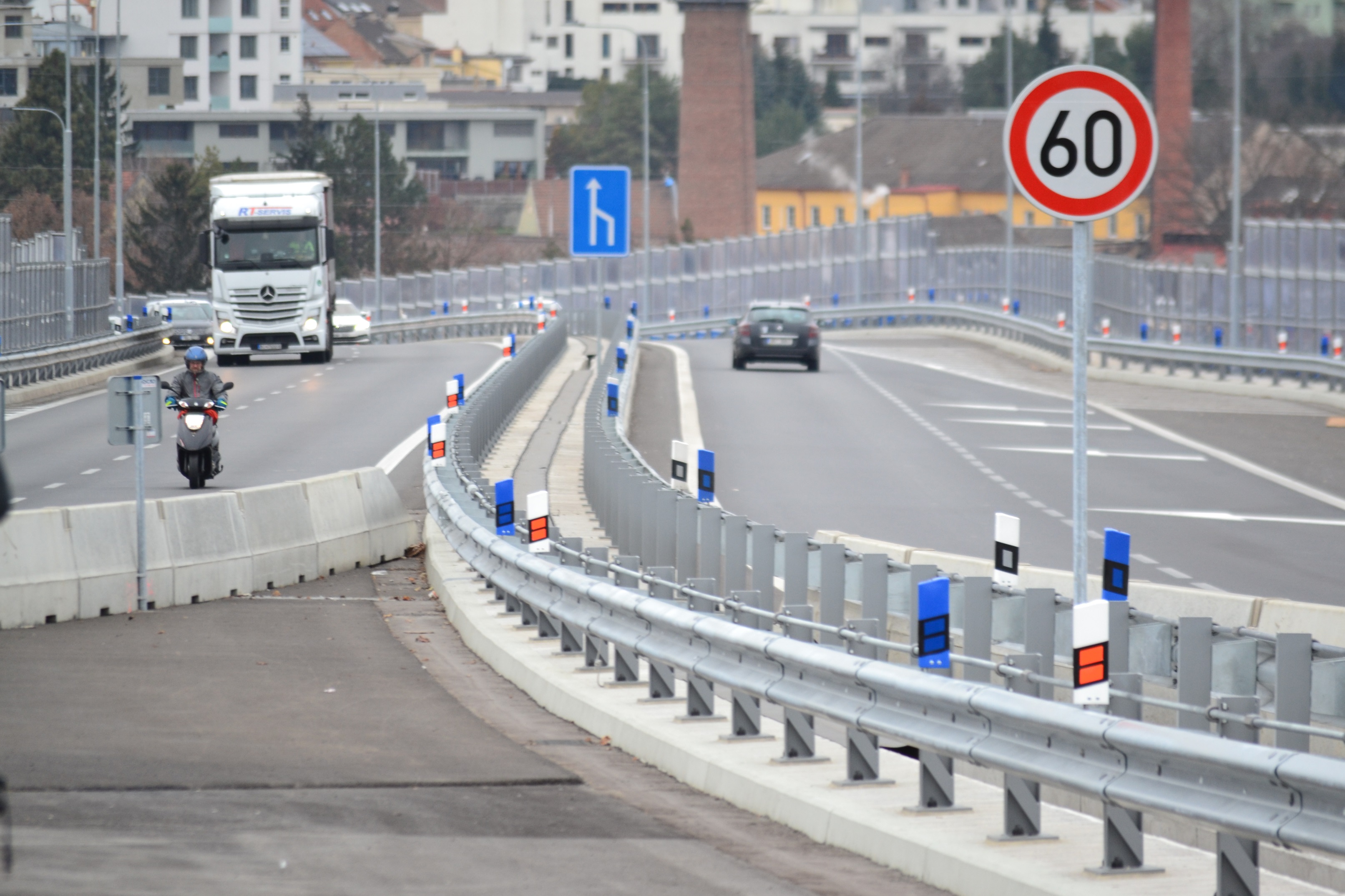 ŘSD zprovoznilo v Brně stavby velkého městského okruhu přes Tomkovo náměstí po Rokytovu