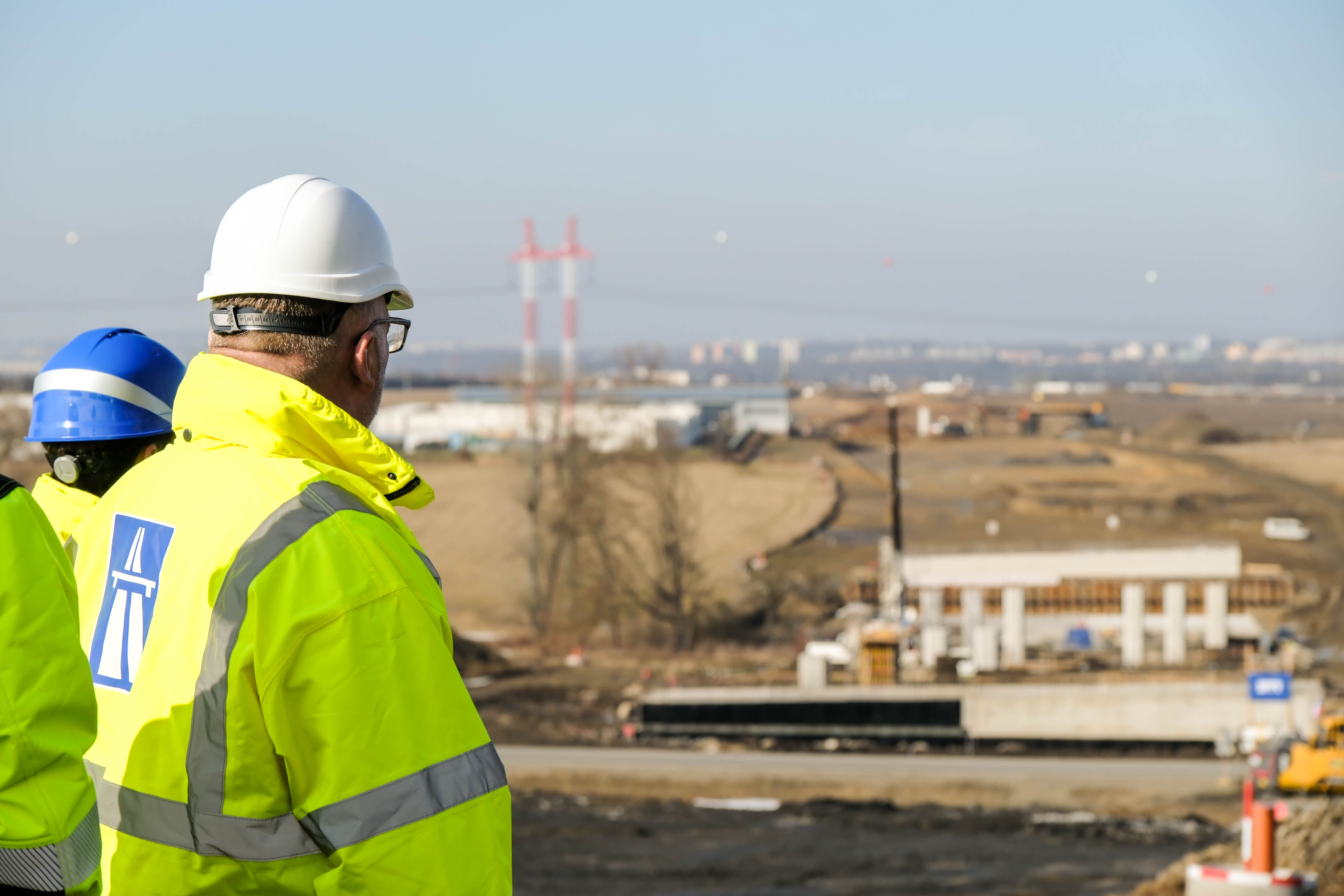 Ministr Bednárik navštívil stavbu nové část i Pražského okruhu mezi Běchovicemi a dálnicí D1