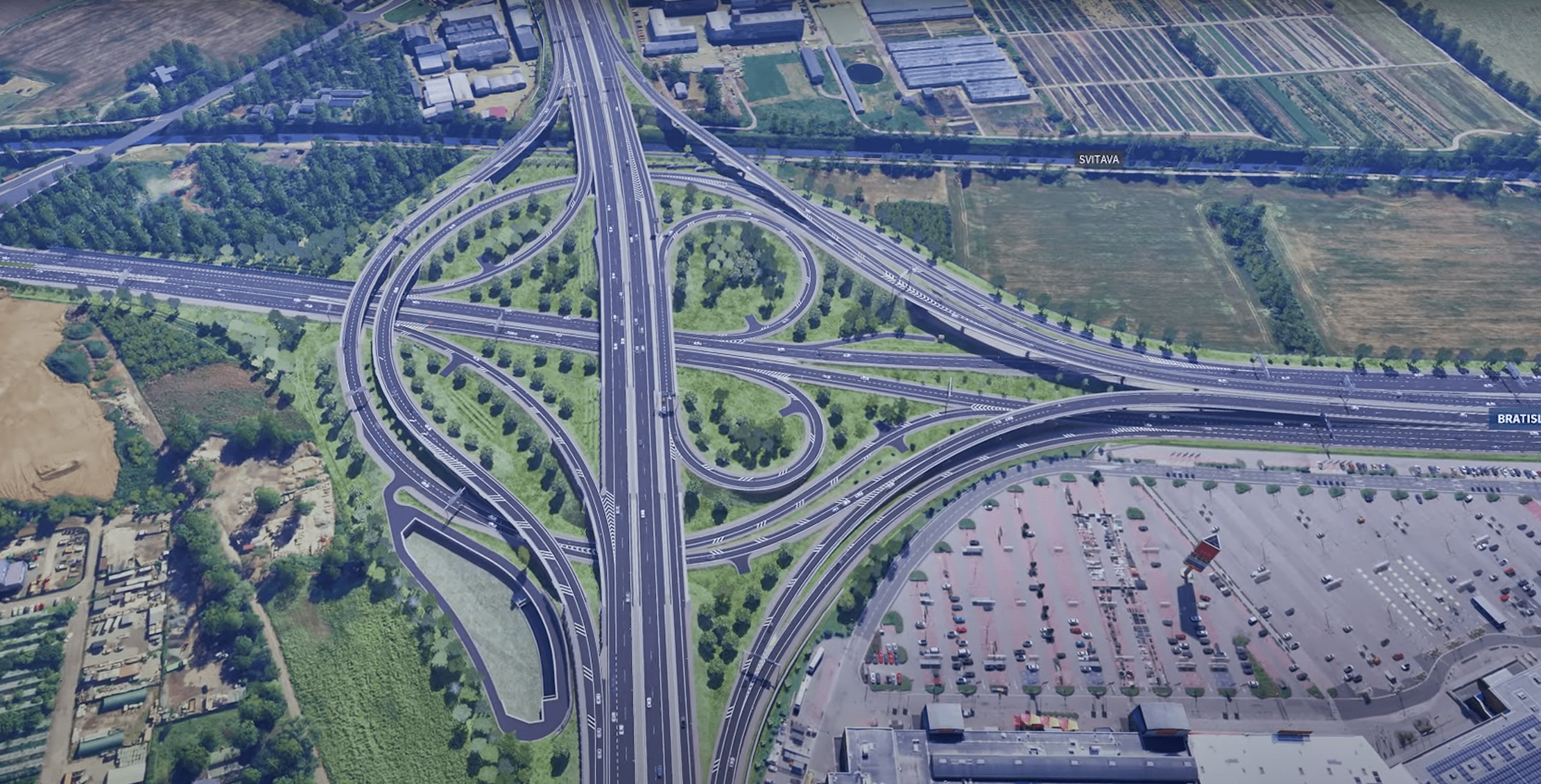 Ředitelství silnic a dálnic přestaví křižovatku dálnic D1 a D2 v Brně