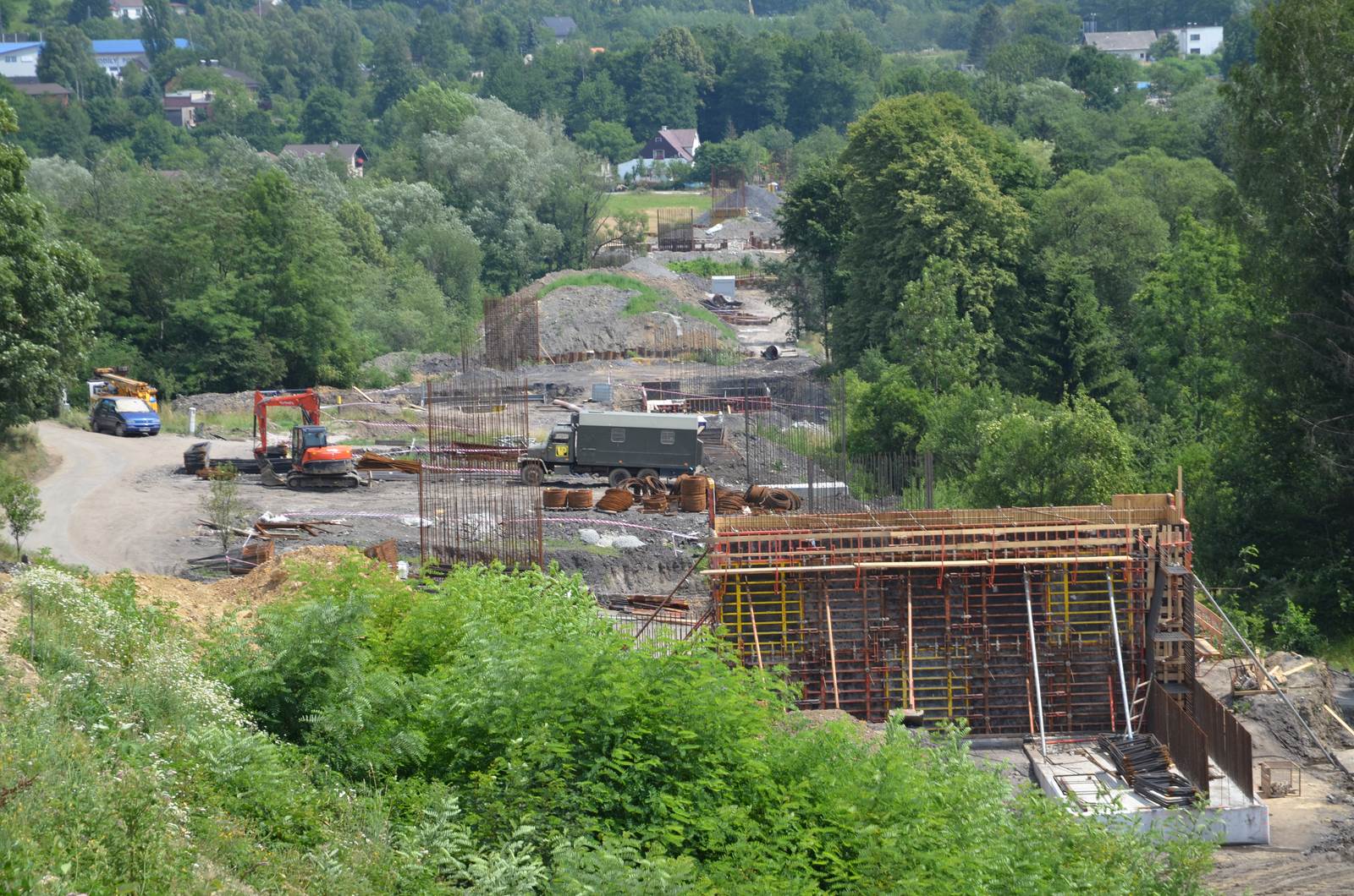 Stavby silnice I/11 Oldřichovice - Bystřice