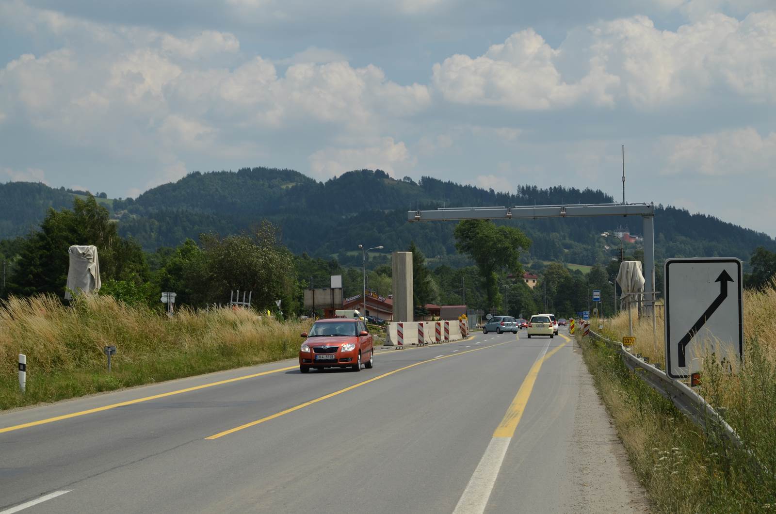 Stavby silnice I/11 Oldřichovice - Bystřice