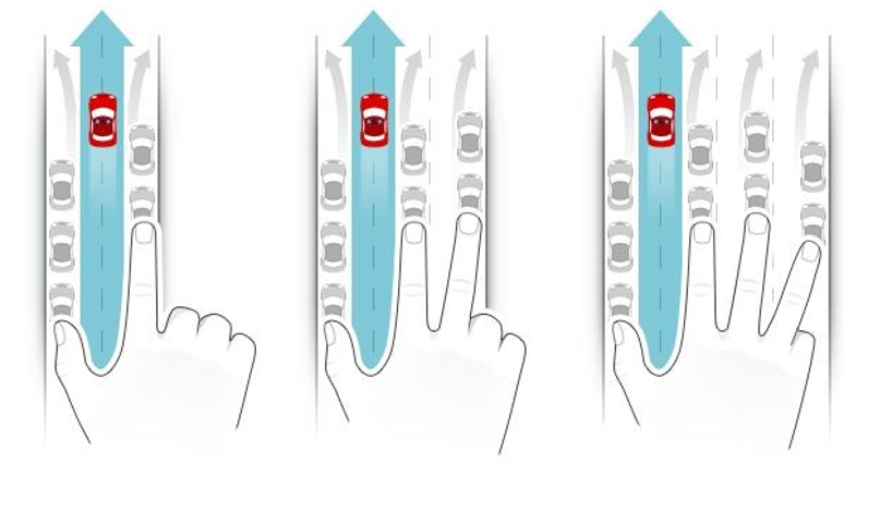 The police, ambulances and fire rescue vehicles can drive through traffic jams faster