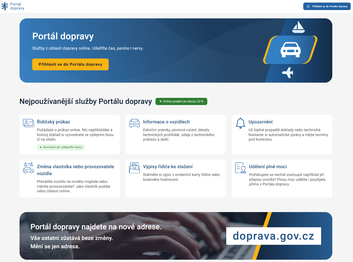 Digitalizace pro všechny: Portál dopravy stále častěji využívají i senioři, počet ePodání roste