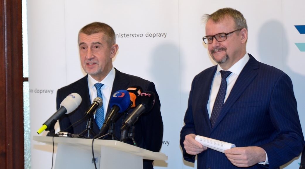 Ministři Ťok a Babiš: Ministerstvo dopravy pracuje dobře, má výsledky