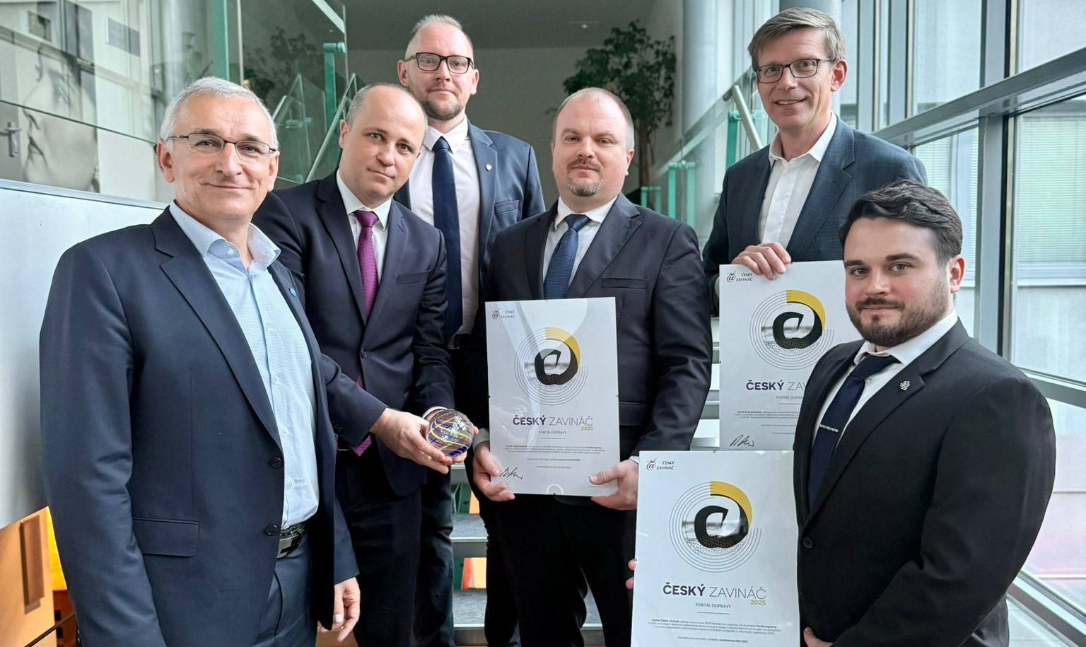 Projekt Portál dopravy obstál v silné konkurenci a získal prestižní ocenění Český zavináč