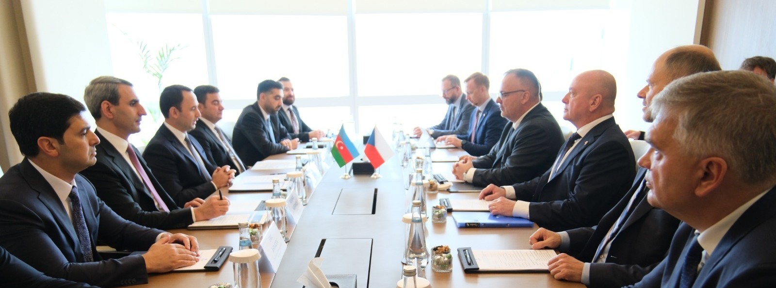 The Baku Metro, railways, and the airport. Minister Bednárik supported investments by Czech companie