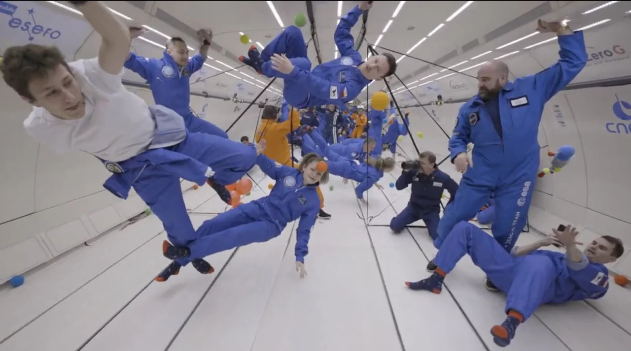 The grand final of the Zero-G Space Journey: Promising Czech cadets had a time of their life during 