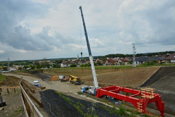 Stavba na trati mezi Prahou a Českými Budějovicemi: Práce na rychlejším spojení běží