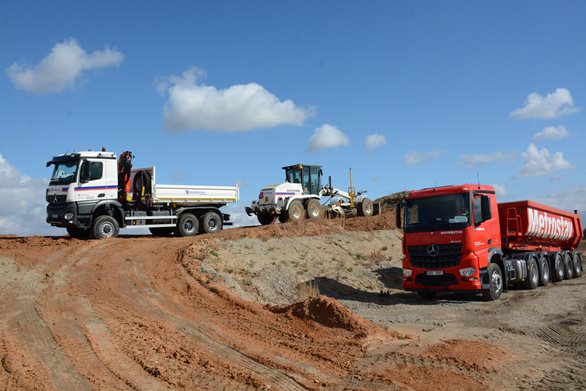 ŘSD, the Road and Motorway Directorate, starts construction of the D55 Olomouc – Kokory motorway