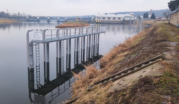 U plavební komory Miřejovice jsou zprovozněna nová čekací stání pro malá rekreační plavidla