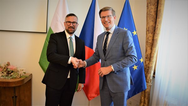 Cross-border rail links and innovation. Minister Kupka held talks with his Saxon counterpart