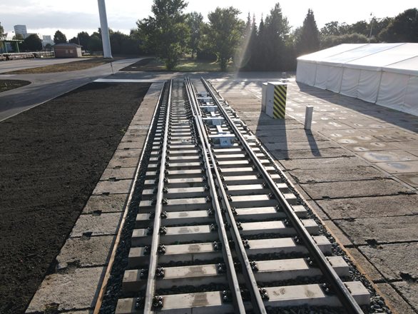 The first Czech turnout for high-speed lines was built in Prostějov