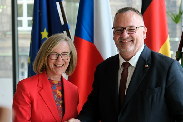 Bednárik jednal v Drážďanech o  vysokorychlostním spojení i rozvoji přeshraniční  dopravy 