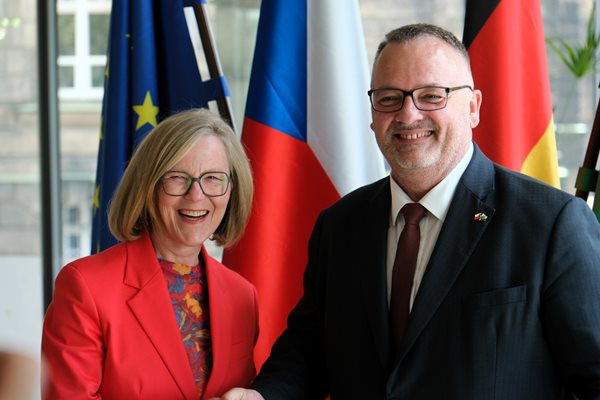 Bednárik jednal v Drážďanech o  vysokorychlostním spojení i rozvoji přeshraniční  dopravy 