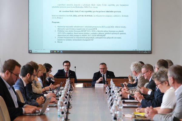 Rada vlády projednala plnění strategie BESIP v polovině dekády, podpořila další opatření