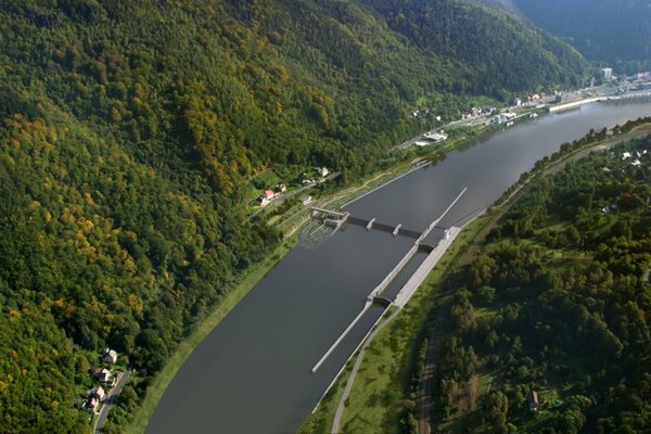Výsledek první fáze posouzení vlivů na životní prostředí EIA pro výstavbu jezu  a plavební komory u Děčína byl předán Ministerstvu životního prostředí