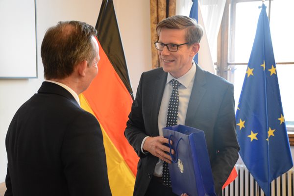 Ministr Kupka se sešel se svým německým protějškem, řešili dopravní stavby i předsednictví EU